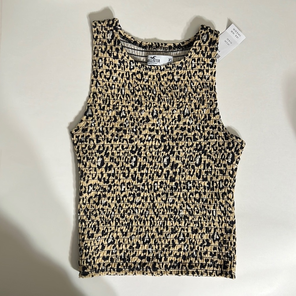 Hollister Leopard Top